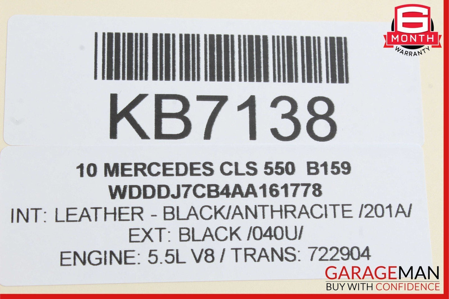 06-11 Mercedes W219 CLS550 Front Right Keyless Go Door Lock Latch Actuator OEM