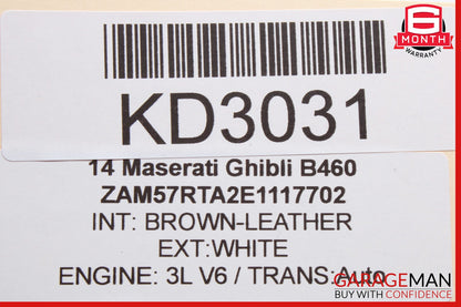 14-17 Maserati Ghibli Rear Right / Left Side Upper Tension Control Arm OEM