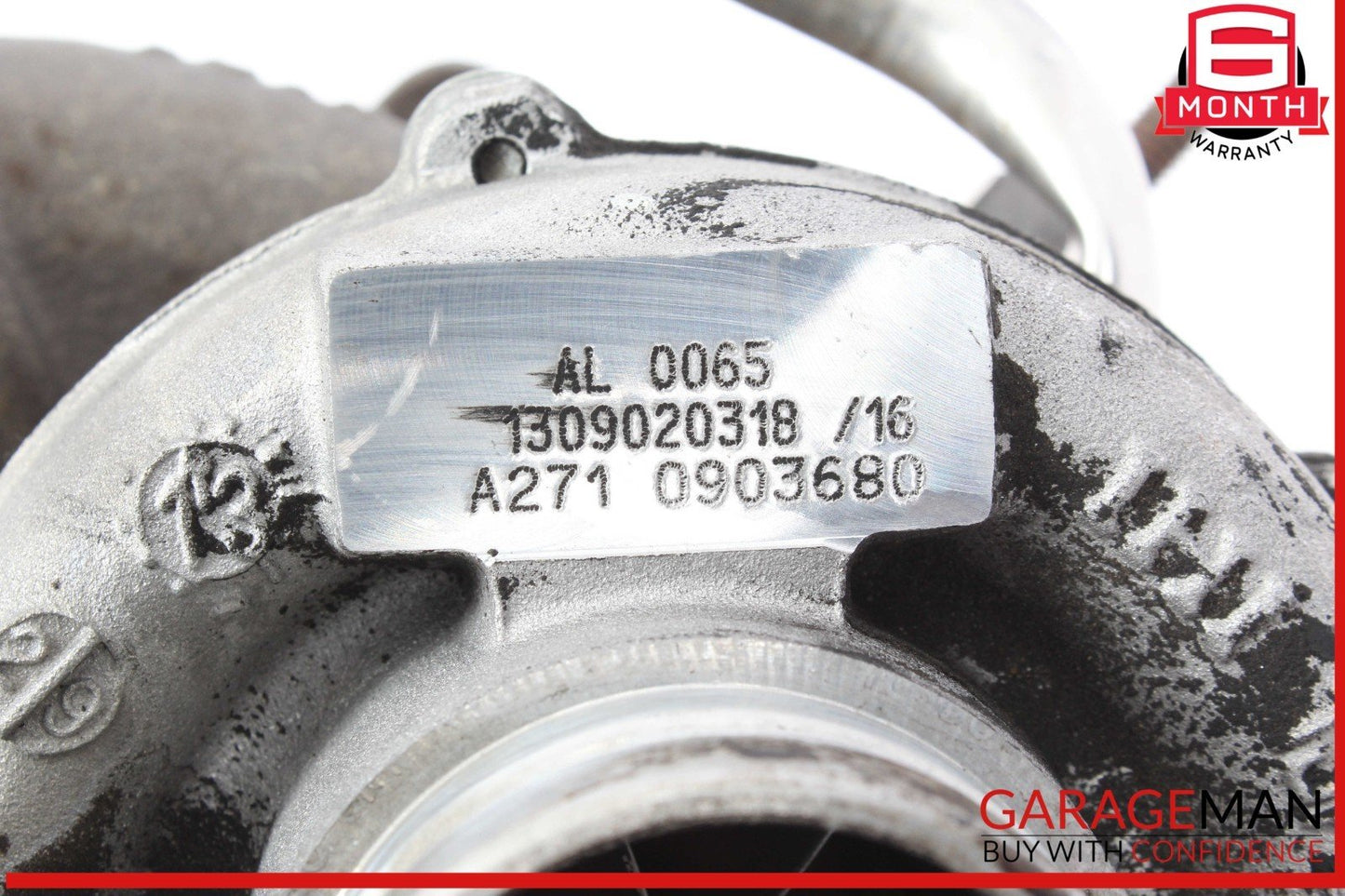 12-15 Mercedes R172 SLK250 C250 1.8L Turbo Turbocharger Manifold Assembly OEM