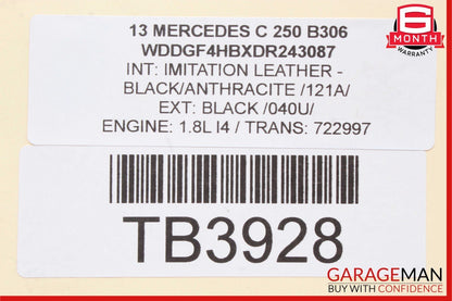 08-14 Mercedes W204 C250 C300 Front Right Side Curved Wishbone Control Arm OEM