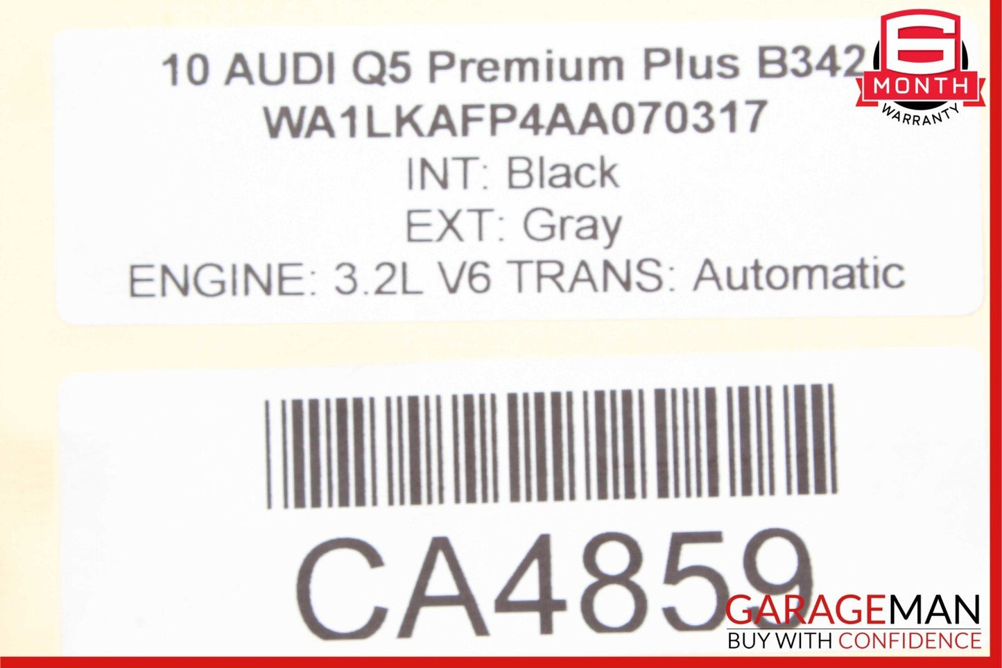 09-18 Audi Q5 A6 A7 A8 Rear Right or Left Side CV Axle Shaft 8R0501203C OEM