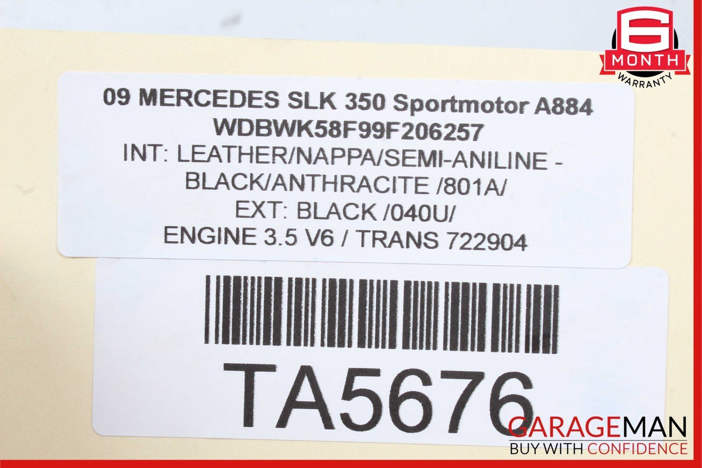09-11 Mercedes R171 SLK350 SLK300 ABS Anti Lock Brake Pump ESP Module Unit OEM