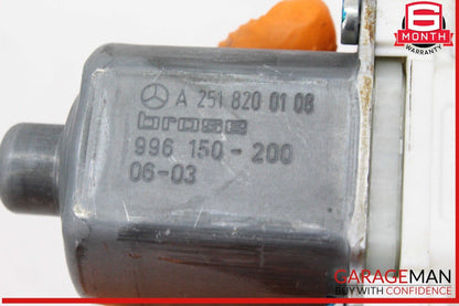 06-13 Mercedes W164 ML350 GL450 Rear Left Driver Side Window Regulator Motor OEM