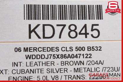 06-11 Mercedes W219 CLS500 Steering Column Control Switches Assembly OEM