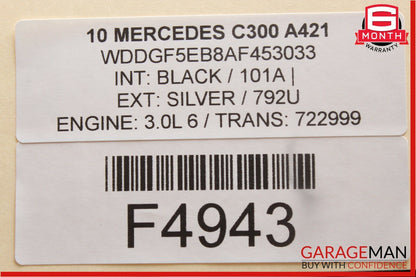 08-15 Mercedes W204 C300 C350 Sedan Rear Right Side Door Control Module OEM