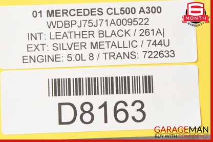 00-06 Mercedes W215 CL500 S430 Front Right Side Bumper Reinforcement Bracket OEM