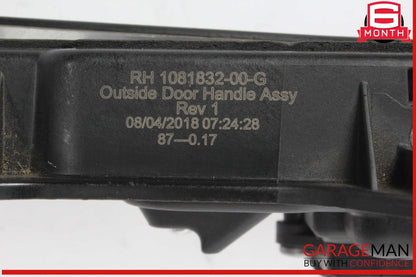 17-23 Tesla Model 3 Right Passenger Side Exterior Door Handle 108183200G OEM