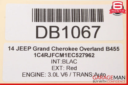 14-18 Jeep Grand Cherokee Front Right Side Top Upper Seat Cushion OEM