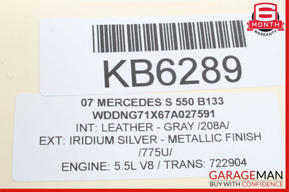 07-13 Mercedes S550 CL550 Front Right Upper Control Arm w/ Height Level Sensor