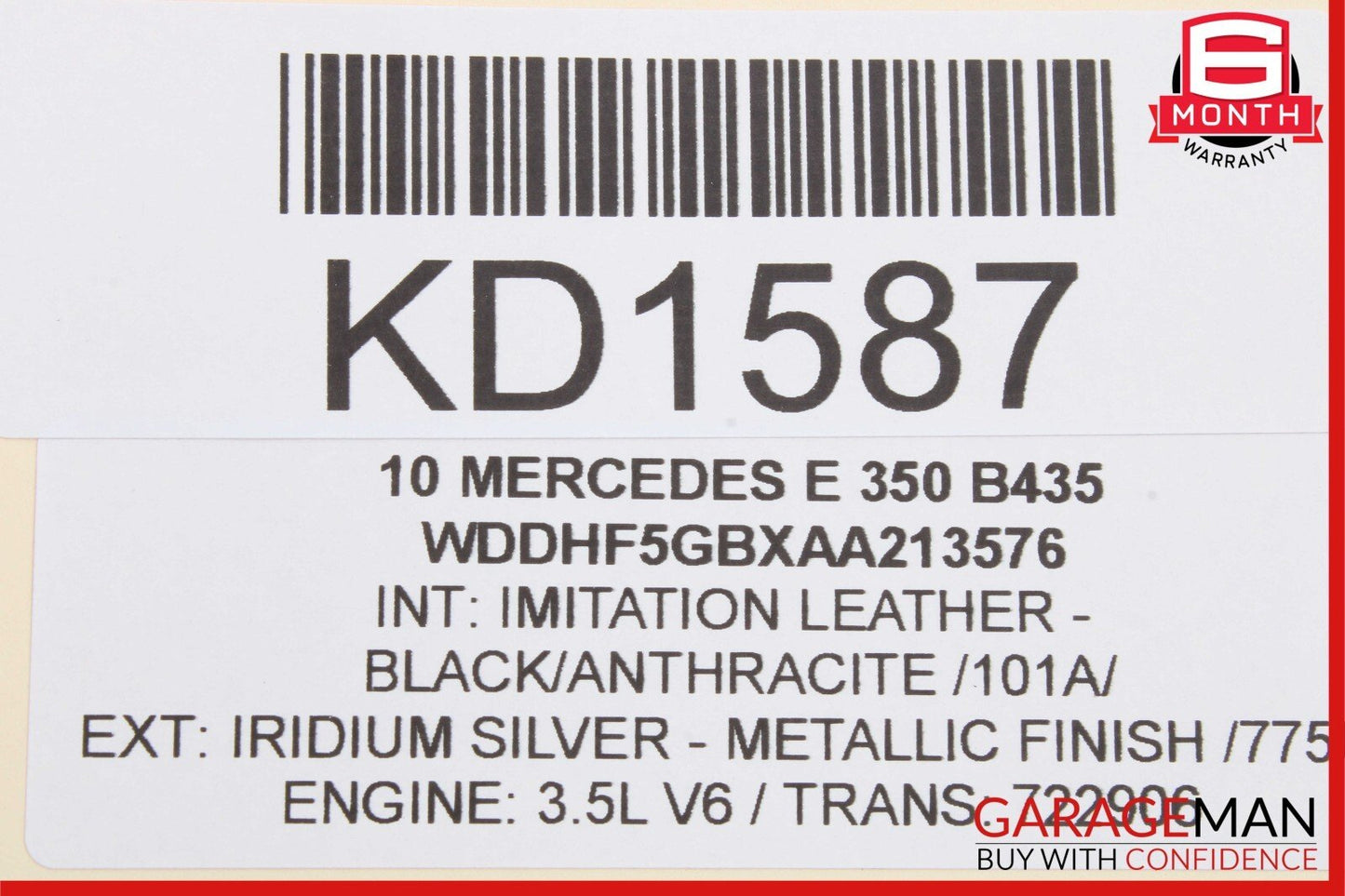 08-17 Mercedes W212 E350 E400 Rear Trunk Lid Latch Lock Actuator Assembly OEM