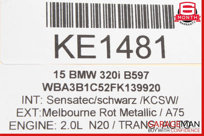 12-18 BMW F30 320i 528i A/C Heat Air Conditioning Audio CD Panel Control Switch