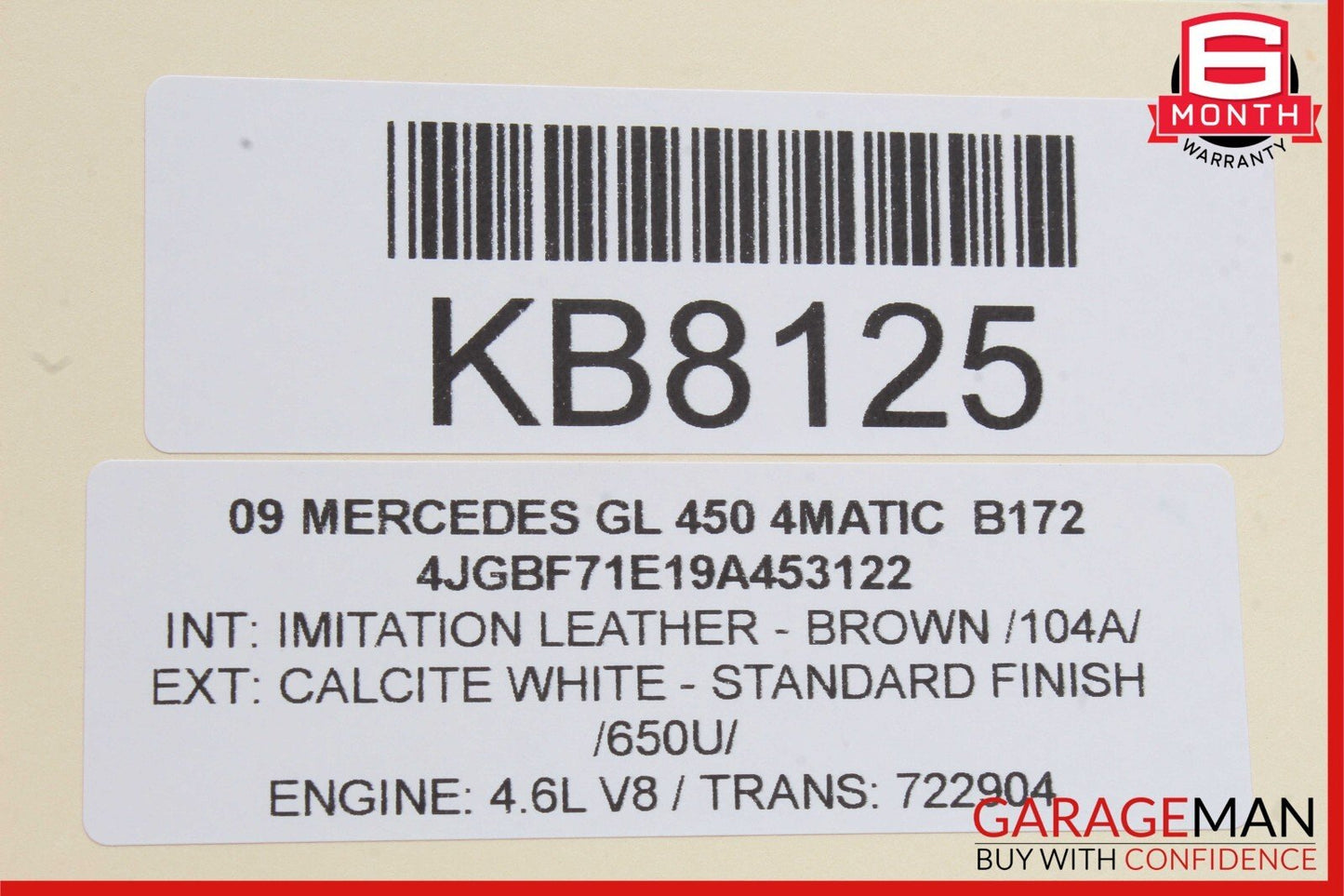 06-12 Mercedes GL450 R350 ML350 GL350 Front Left Door Window Regulator Motor