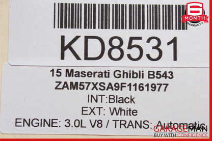 14-17 Maserati Ghibli M157 Front Left Driver Side Dash AC A/C Air Vent Grille