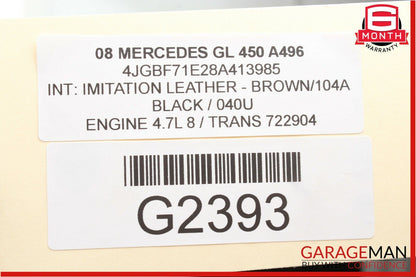 03-11 Mercedes X164 GL450 E350 Front Left Seat Adjustment Control Module Unit