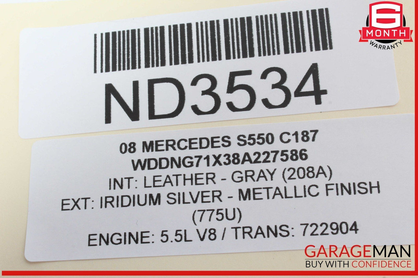 07-13 Mercedes W221 S550 S400 Rear Right or Left Side Door Control Module OEM