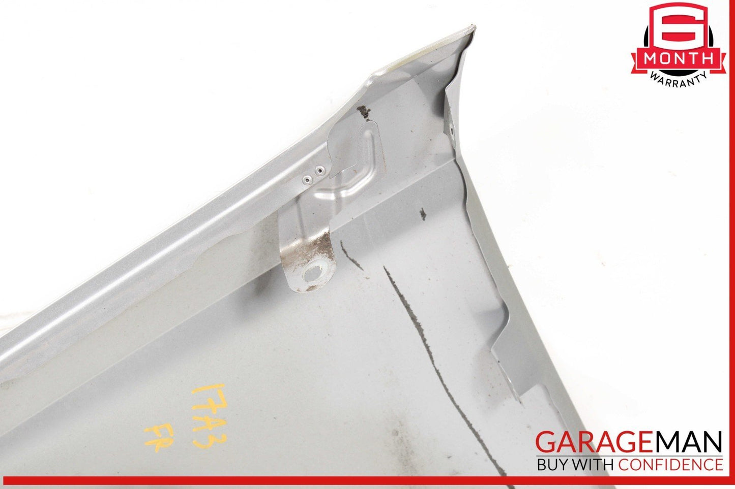 15-20 Audi A3 S3 Front Right Passenger Side Fender Panel Silver OEM