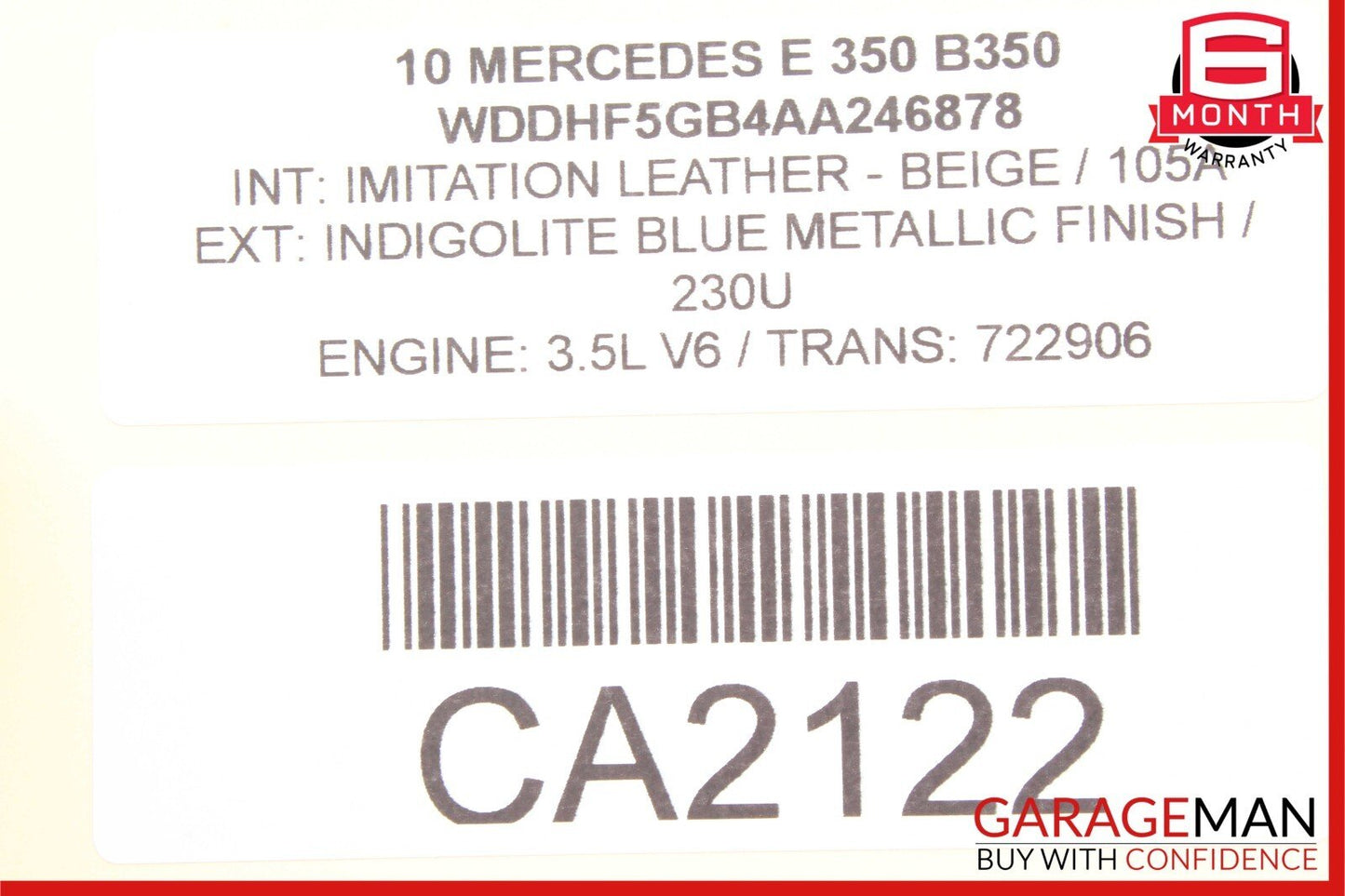 10-13 Mercedes W212 E350 E500 Instrument Cluster Speedometer 2129005004 OEM