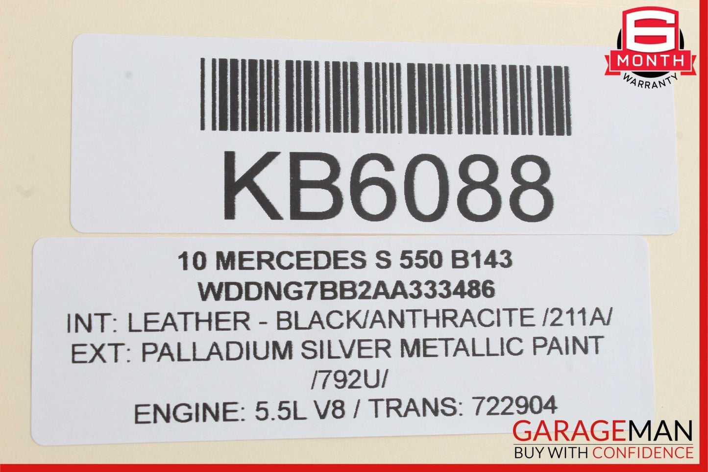 07-13 Mercedes W221 S550 S450 Door Lock Latch Actuator Rear Left Driver Side OEM