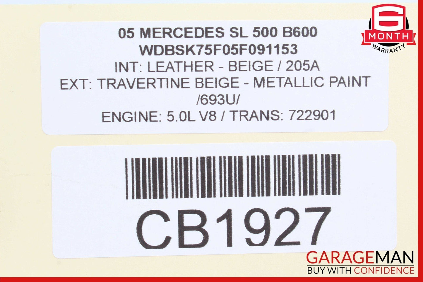 00-06 Mercedes S500 SL500 Rear ABC Hydraulic Suspension Valve Block Assembly OEM
