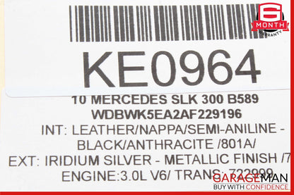 09-11 Mercedes R171 SLK300 SLK350 Top Roof Convertible Controller Module OEM
