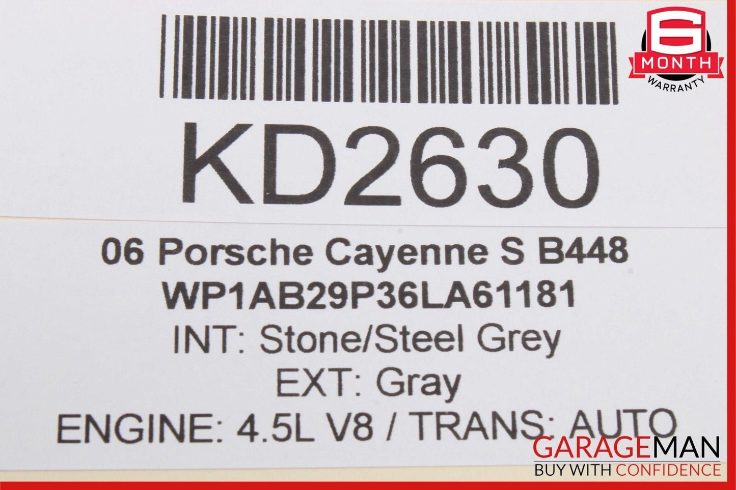 03-10 Porsche Cayenne S 955 957 Rear Left Wheel Spindle Knuckle Hub Bearing OEM