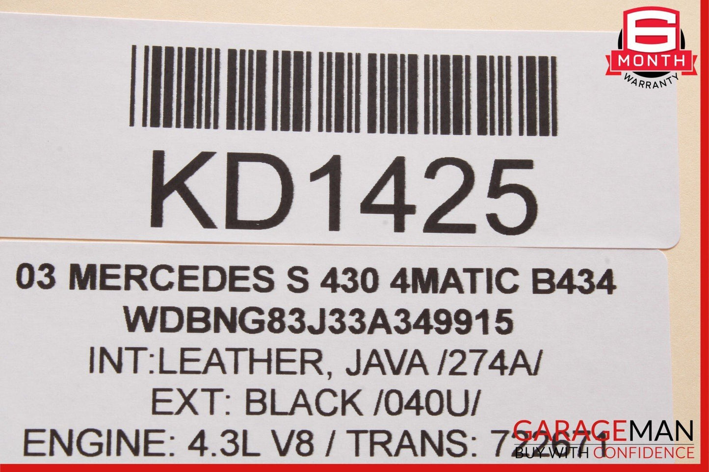 03-06 Mercedes W220 S430 S55 AMG Steering Column Combination Control Switch Java