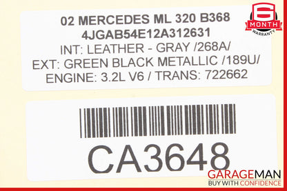 98-05 Mercede W163 ML320 ML500 Front Right Top Upper Control Arm 1633330101 OEM