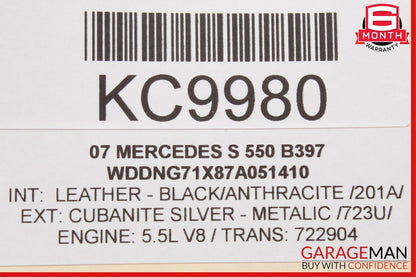 07-13 Mercedes W221 S550 S400 Rear Left Side Exterior Door Handle Assembly OEM