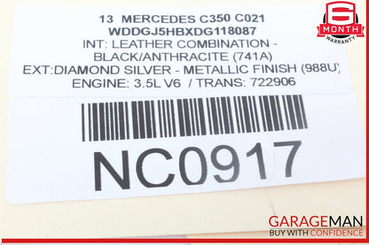 08-17 Mercedes W204 C350 C300 Trunk Lid Latch Lock Actuator 2047500185 OEM
