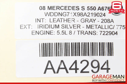 07-14 Mercedes W221 S550 CL600 Head Light Headlight Switch Night Vision Control
