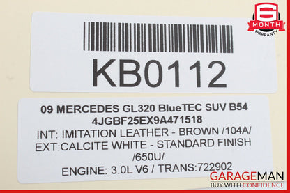 06-12 Mercedes X164 GL450 ML350 Quarter Window Regulator Motor Rear Left OEM