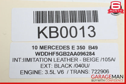 08-18 Mercedes W212 E350 SLK250 Seat Control Module Front Left Driver Side OEM