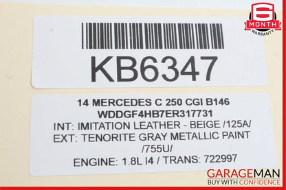 08-14 Mercedes W204 C250 Front Right Side Door Panel Tweeter Speaker Cover OEM