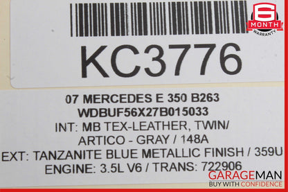 08-18 Mercedes E350 C300 CLS550 Rear Right Side Door Lock Latch Actuator OEM
