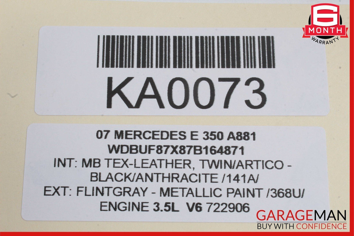 03-09 Mercedes W211 E350 E500 E63 AMG Front Left Side Door Control Module Unit