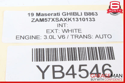 14-17 Maserati Ghibli Rear Left Driver Side Axle Shaft 10395089