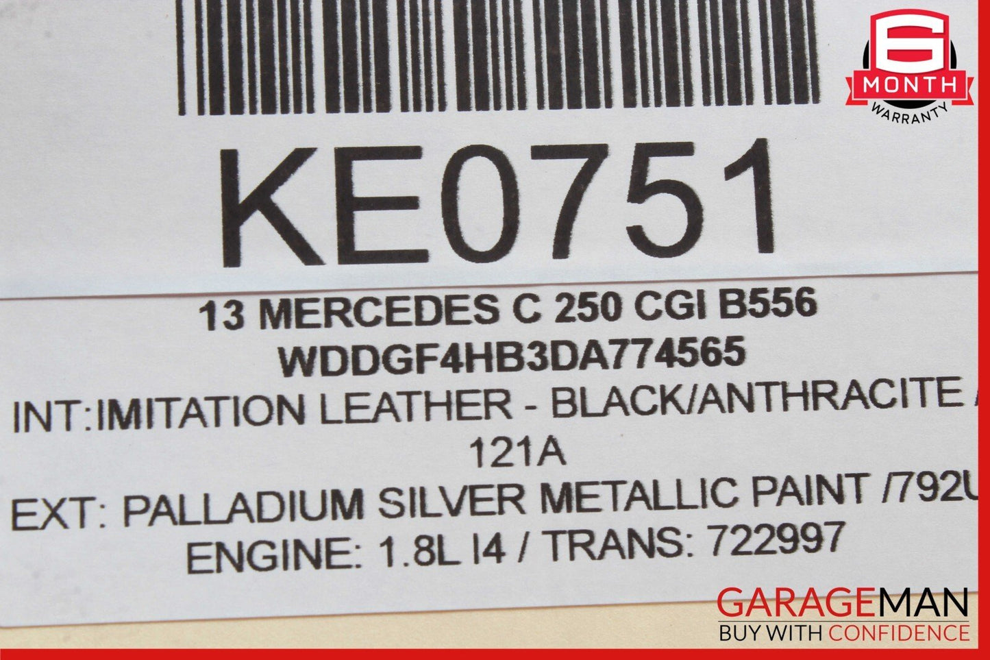 08-14 Mercedes W204 C250 C63 Front Right Side Suspension Upper Control Arm OEM