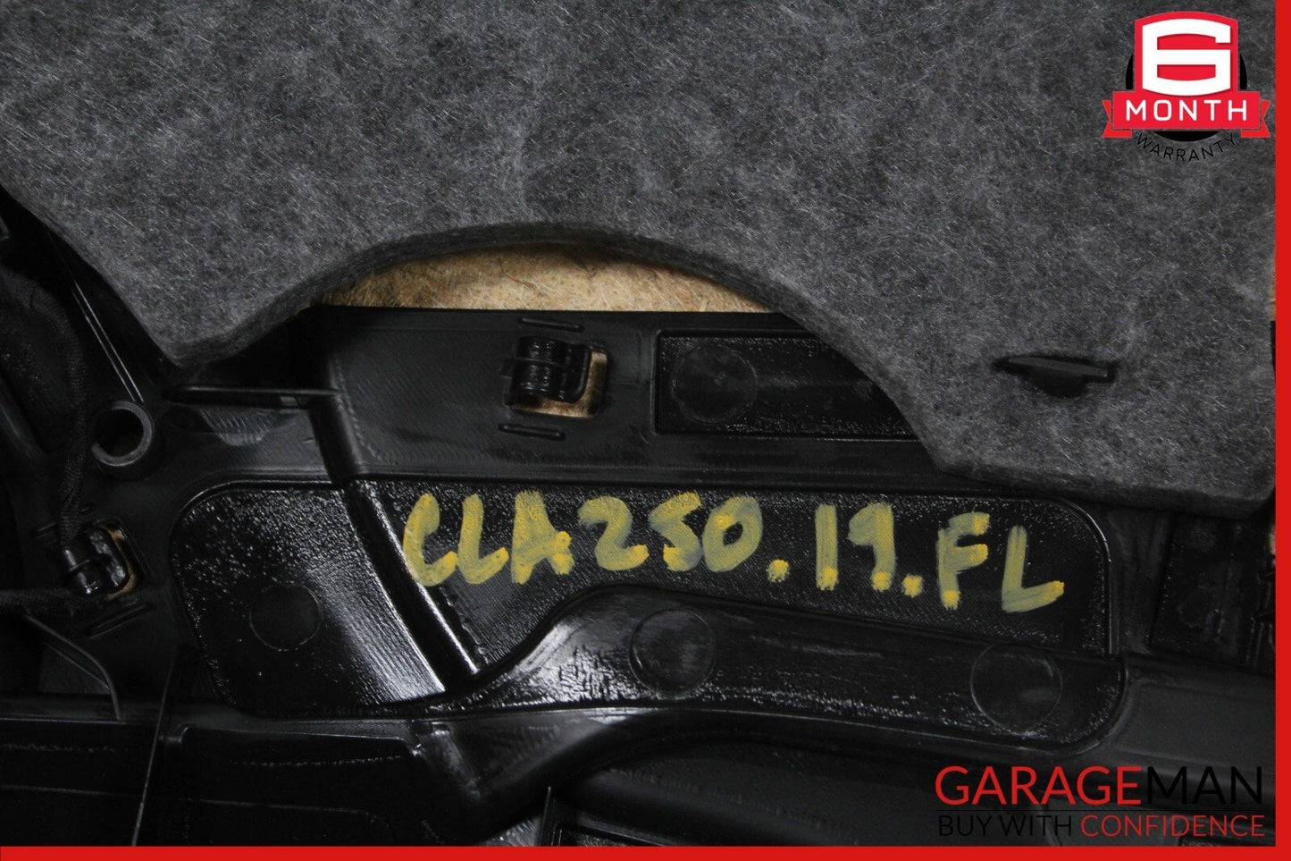 14-19 Mercedes W117 CLA250 Front Left Interior Door Panel Cover Trim Assy Black