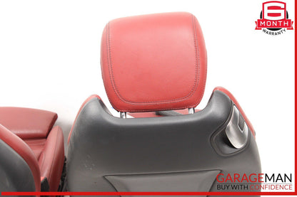 19-22 Mercedes W205 C300 Front & Rear Seats Seat Cushion Assembly Red OEM
