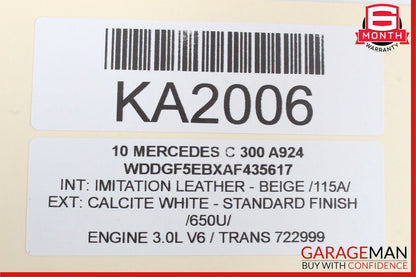 08-20 Mercedes W204 C250 CLS550 E350 Front Left Door Lock Latch Actuator OEM
