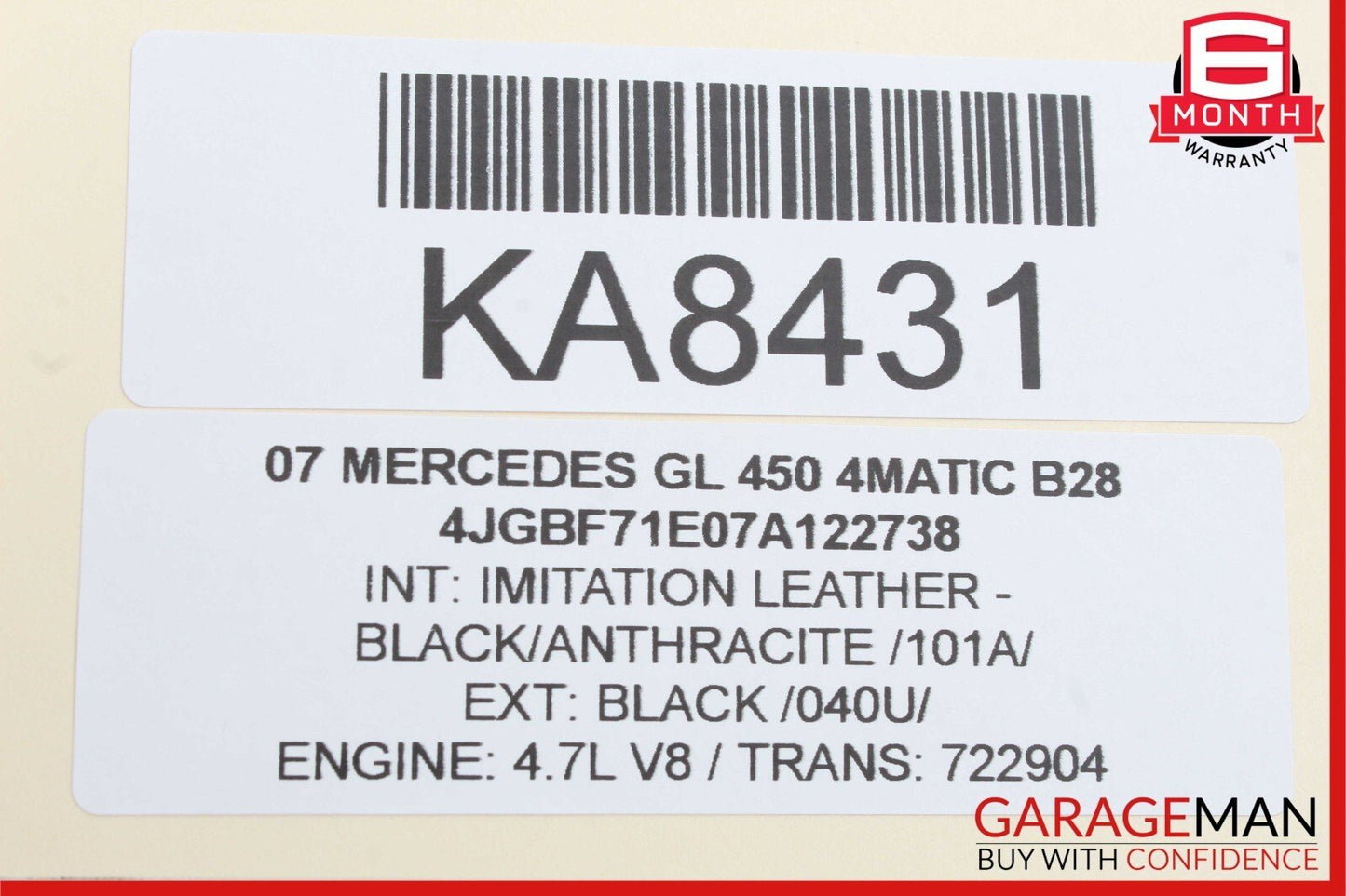 06-13 Mercedes ML350 R350 GL450 Valeo Rear Window Windshield Glass Wiper Motor
