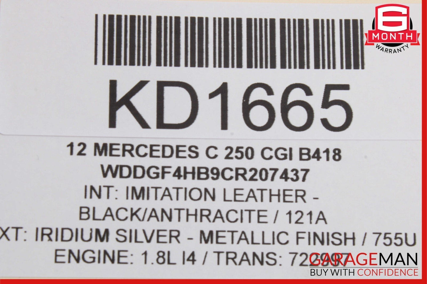 08-14 Mercedes W204 C250 C350 Rear Right And Left Brake Caliper Calipers Set OEM