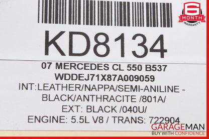 07-14 Mercedes W216 CL550 S550 Instrument Cluster Control Switch 2218701758 OEM