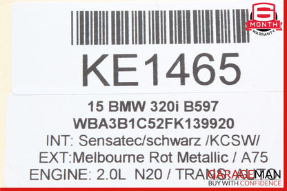 12-18 BMW F30 320i 528i Rear Right Side Exterior Door Handle Assy Red