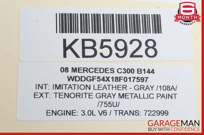 08-17 Mercedes W204 C300 CLS400 E350 Trunk Lid Latch Lock Actuator OEM
