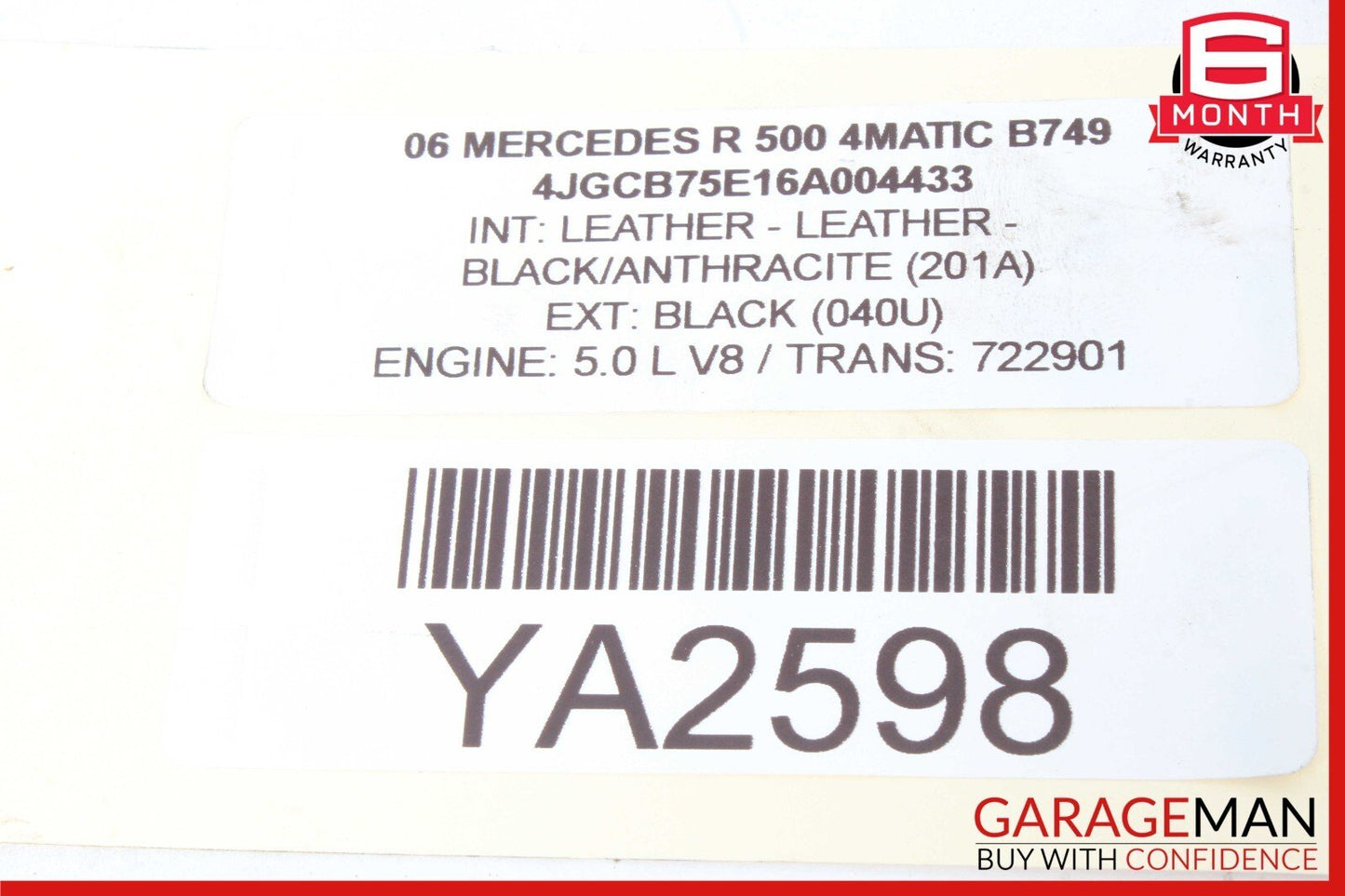 06-10 Mercedes W219 CLS500 S550 CLS550 R500 Engine Starter Motor 0061510601