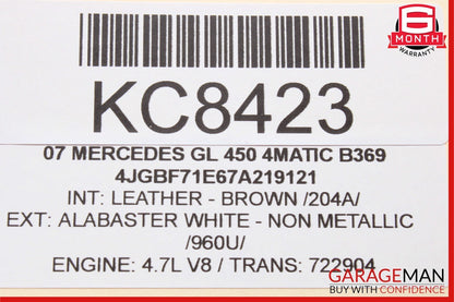 06-13 Mercedes X164 GL450 4MATIC Front Left Side Exterior Door Handle OEM