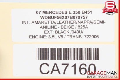 03-12 Mercedes W211 E350 SL500 Rear Right Side Thrust Arm Lower Control Arm OEM