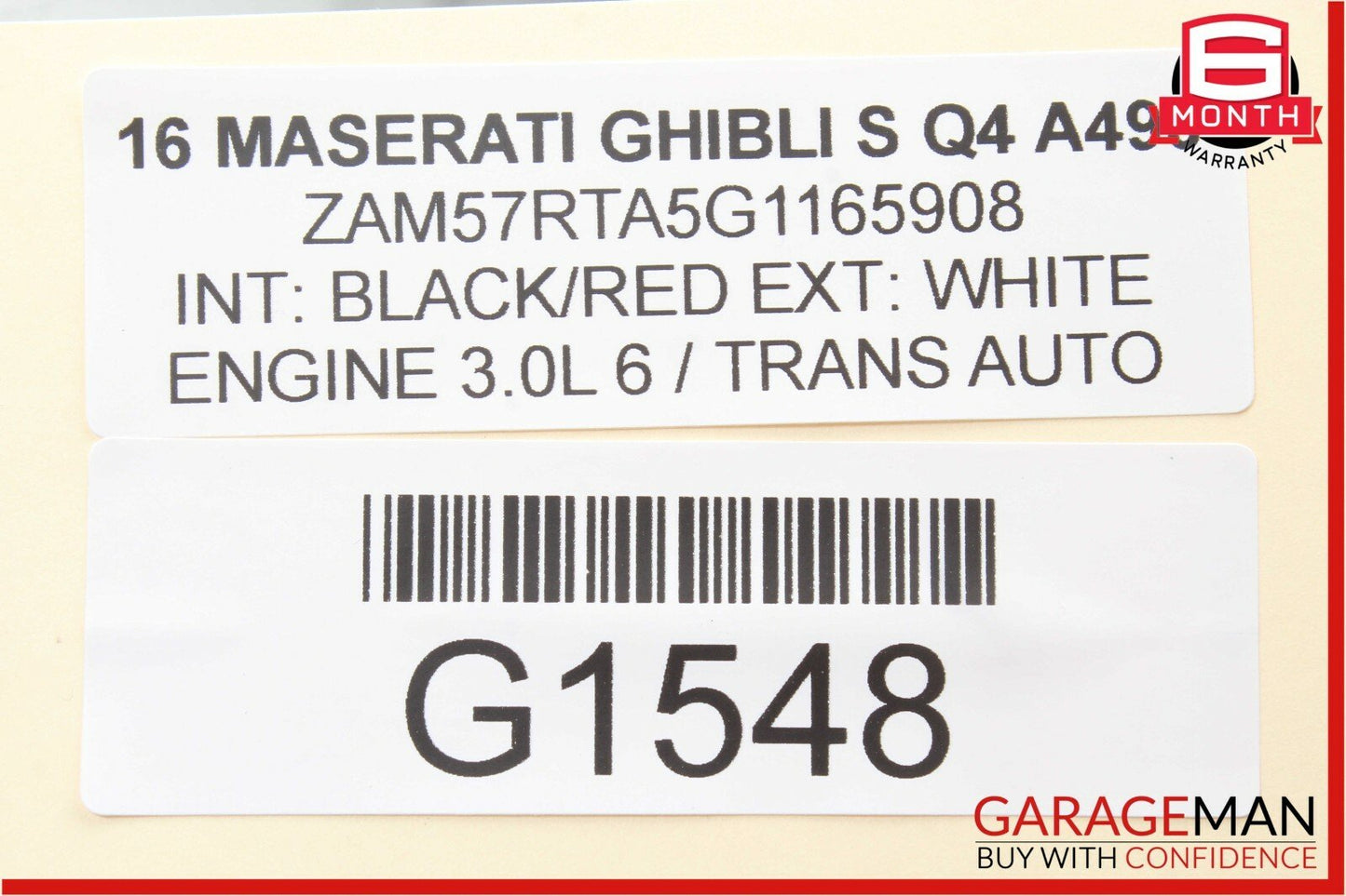 14-17 Maserati Ghibli Front Left Side Exterior Door Handle Assembly Chrome OEM