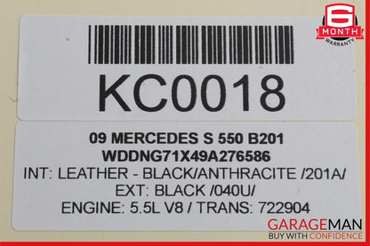 07-14 Mercedes W221 S550 Front Left Door Lock Latch Actuator Keyless Go OEM